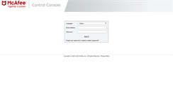 Desktop Screenshot of macconsultinggroup.console.mcafeesaas.com