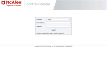 Tablet Screenshot of macconsultinggroup.console.mcafeesaas.com